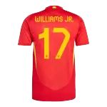 WILLIAMS JR. #17 Spain Home Jersey Player Version Euro - minejerseys