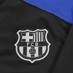 Kids Barcelona Zipper Sweat Kit(Top+Pants) - minejerseys
