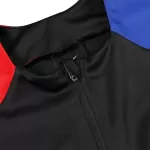 Barcelona Zipper Sweatshirt Kit(Top+Pants) - minejerseys