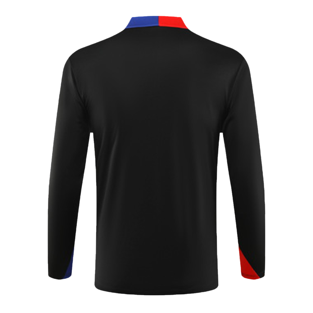 Barcelona Zipper Sweatshirt Kit(Top+Pants) 2024/25 - Image 4