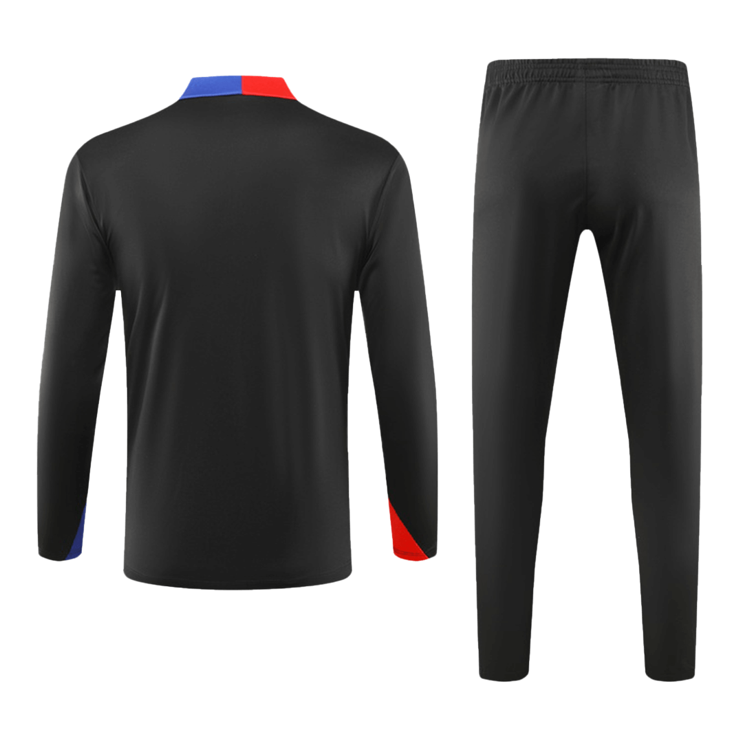 Barcelona Zipper Sweatshirt Kit(Top+Pants) 2024/25 - Image 2
