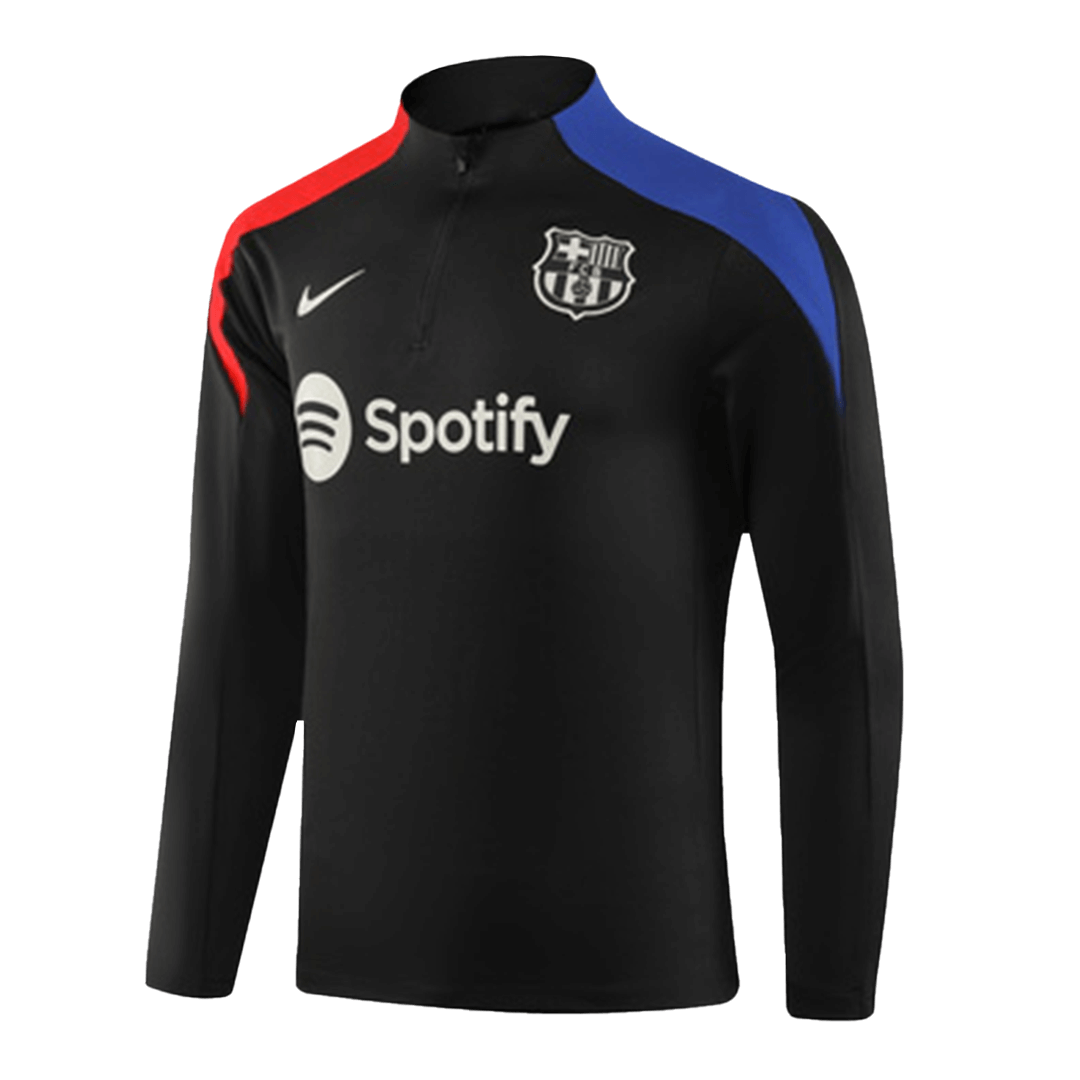 Barcelona Zipper Sweatshirt Kit(Top+Pants) 2024/25 - Image 3