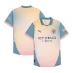 Manchester City Definitely City Fourth Match Jersey Player Version - minejerseys