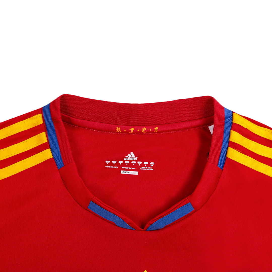 Andres Iniesta x Retro Spain Home Jersey 2010 - Image 3