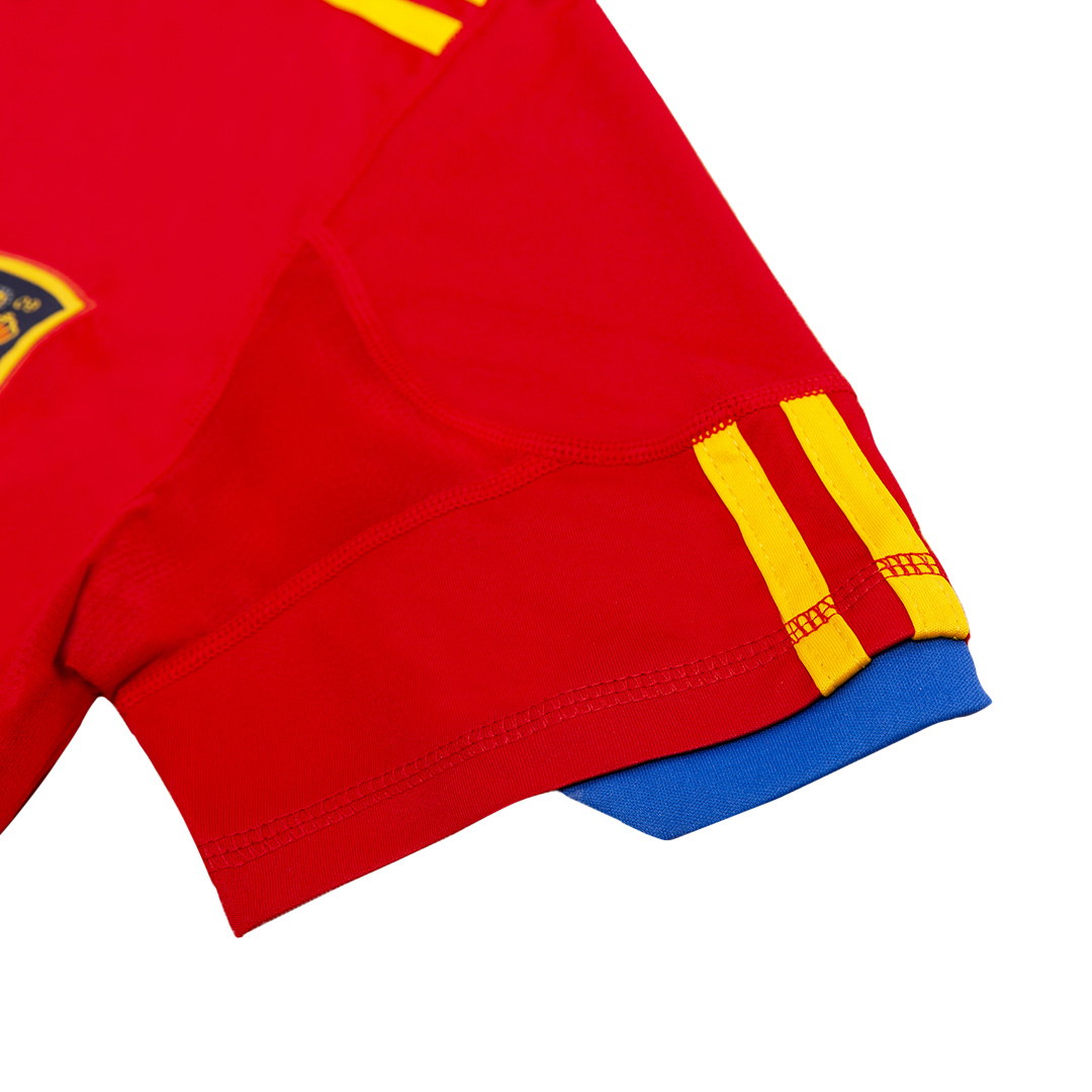 Andres Iniesta x Retro Spain Home Jersey 2010 - Image 5