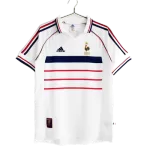 Zidane #10 Retro France Away Jersey World Cup 1998 - minejerseys