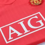 Retro Manchester United Home Jersey 2007/08 - minejerseys
