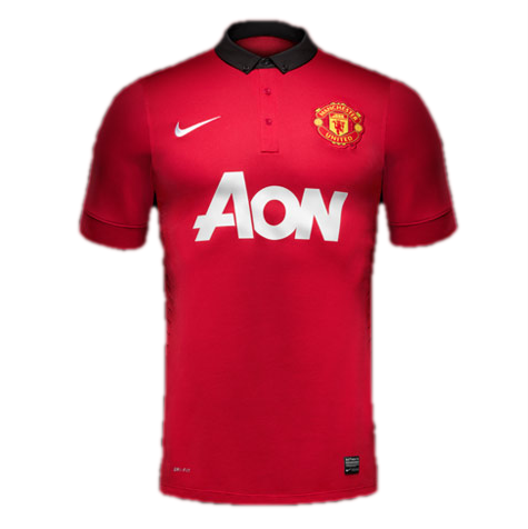 Retro Manchester United Home Jersey 2013/14 - Image 3