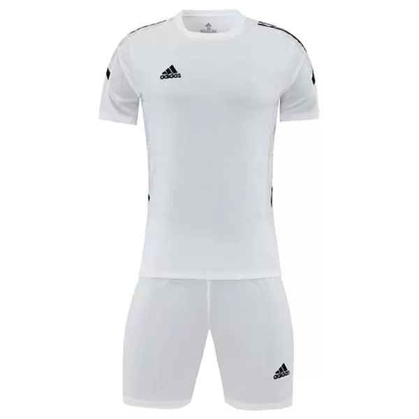 Customize Team Soccer Jersey Kit (Shirt+Short) White - 720 - minejerseys