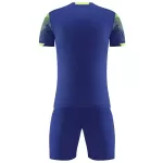 NK-907 Customize Team Blue&Green Soccer Jersey Kit(Shirt+Short) - minejerseys
