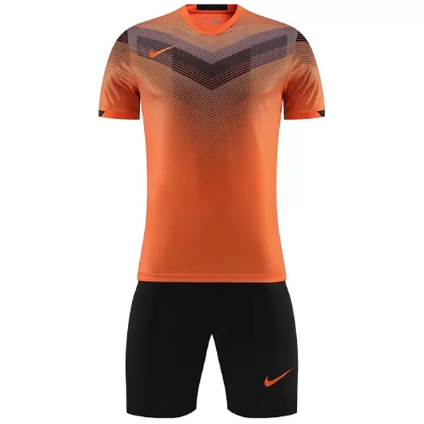 NK-907 Customize Team Orange Soccer Jersey Kit(Shirt+Short) - minejerseys