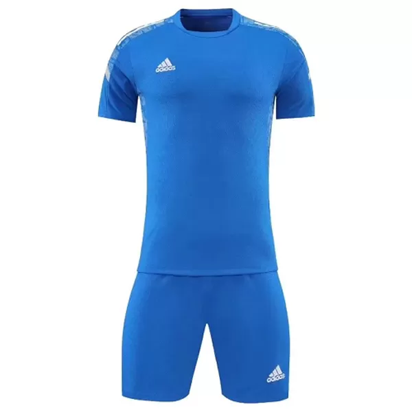 Customize Team Soccer Jersey Kit (Shirt+Short) Blue - 720 - minejerseys