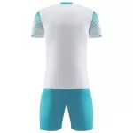 NK-907 Customize Team White Soccer Jersey Kit(Shirt+Short) - minejerseys