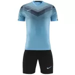 NK-907 Customize Team Blue Soccer Jersey Kit(Shirt+Short) - minejerseys