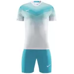 NK-907 Customize Team White Soccer Jersey Kit(Shirt+Short) - minejerseys