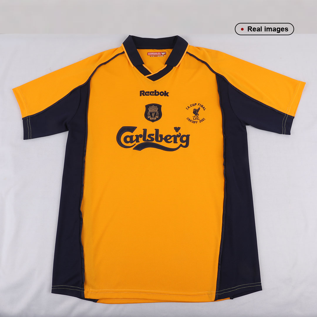 Robbie Fowler x Retro Liverpool Away Jersey 2000/01 - Image 4