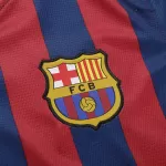 Messi #10 Retro Barcelona Home Jersey 2013/14 - minejerseys