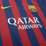 Messi #10 Retro Barcelona Home Jersey 2013/14 - minejerseys