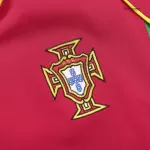 Figo #7 Retro Portugal Home Jersey World Cup 2002 - minejerseys