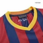 Messi #10 Retro Barcelona Home Jersey 2013/14 - minejerseys