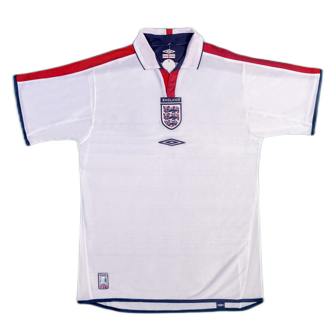 David Beckham x Retro England Home Jersey Euro Cup 2004 - Image 3