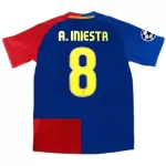A.INIESTA #8 Retro Barcelona UCL Final Home Jersey 2008/09 - minejerseys