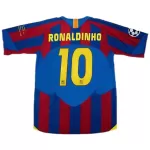 Ronaldinho #10 Retro Barcelona UCL Final Home Jersey 2005/06 - minejerseys