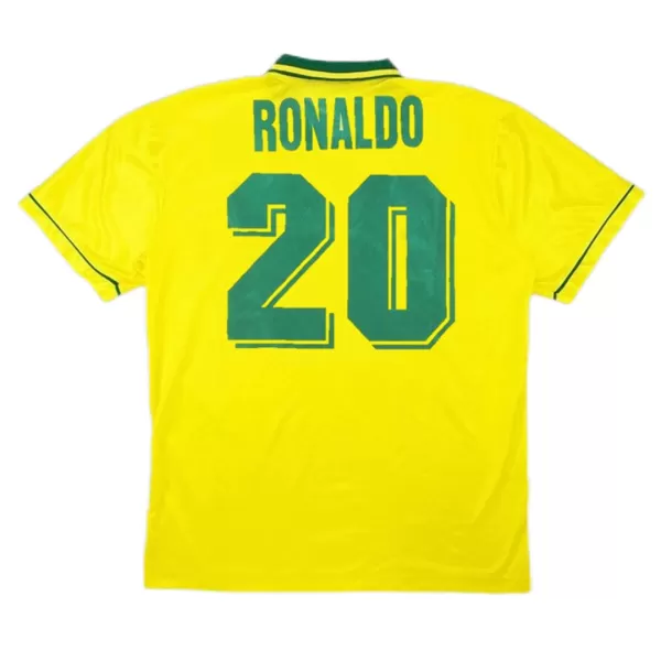 Ronaldo #20 Retro Brazil Home Jersey World Cup 1994 - minejerseys