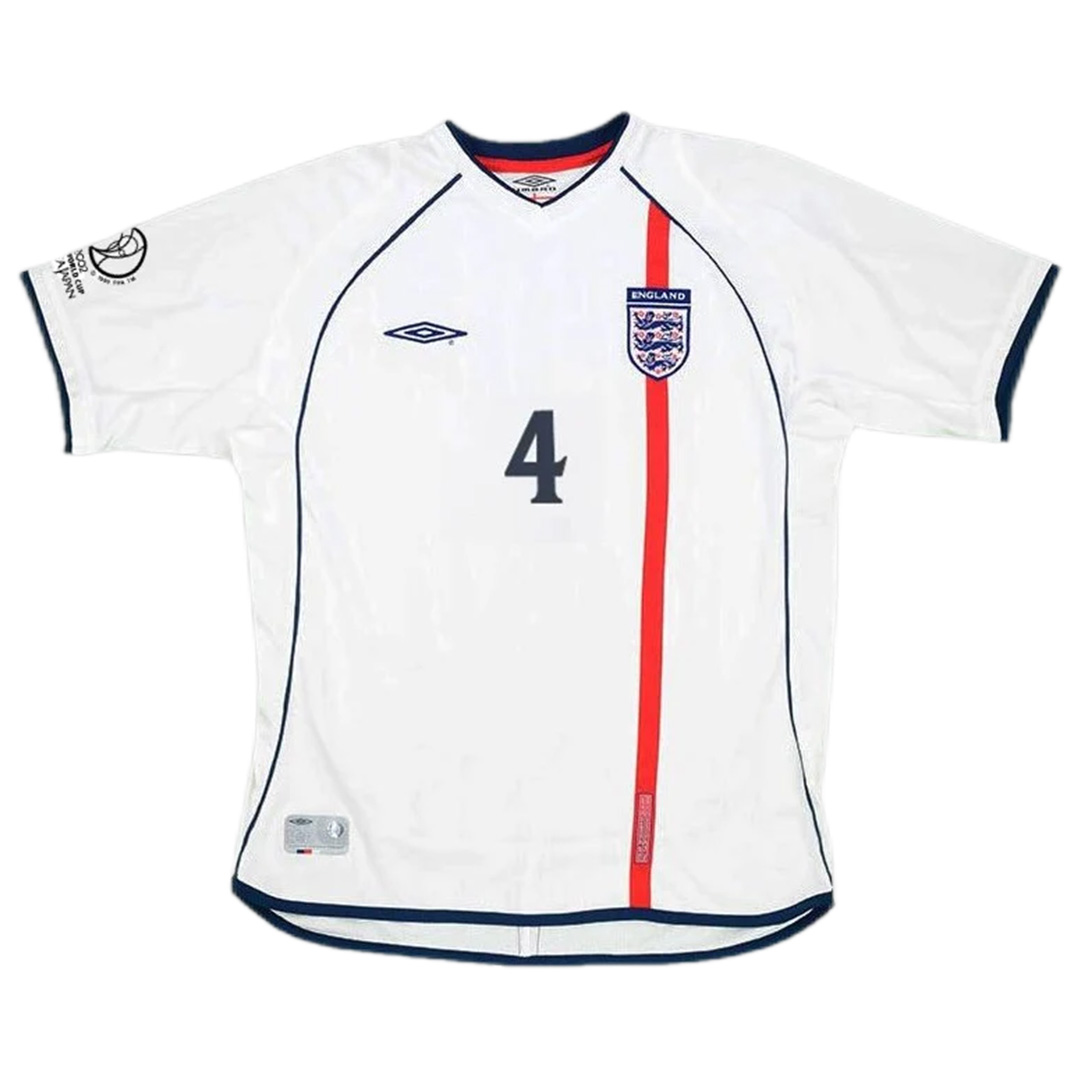 Steven Gerrard x Retro England Home Jersey World Cup 2002 - Image 2