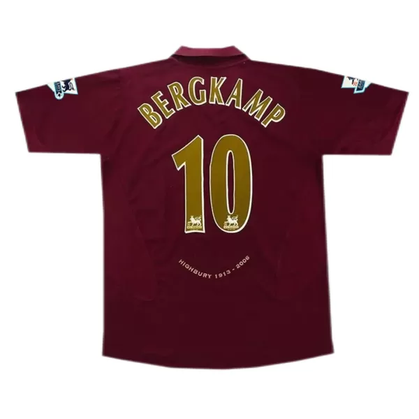 Bergkamp #10 Retro Arsenal Home Jersey 2005/06 - minejerseys