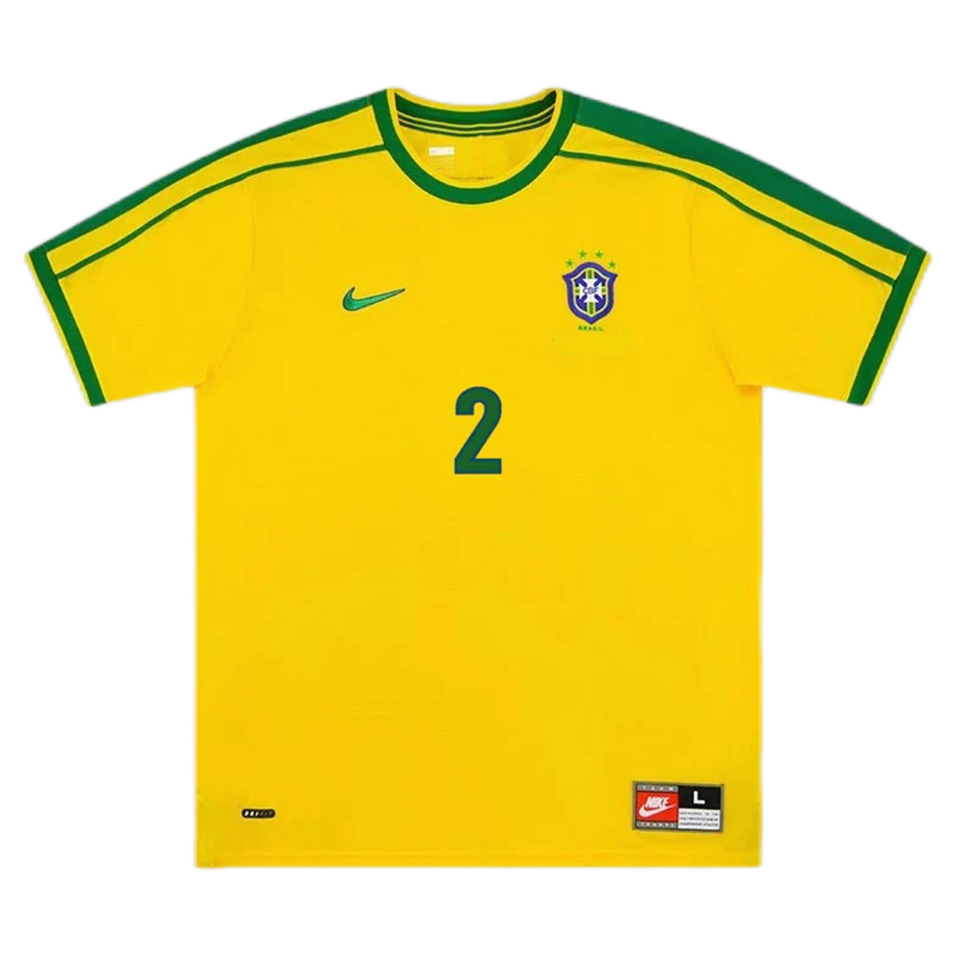 CAFU x Retro Brazil Home Jersey World Cup 1998 - Image 2