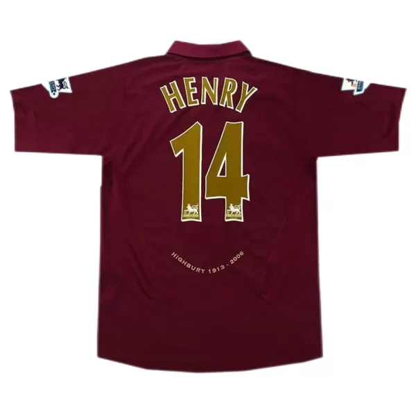Henry #14 Retro Arsenal Home Jersey 2005/06 - minejerseys