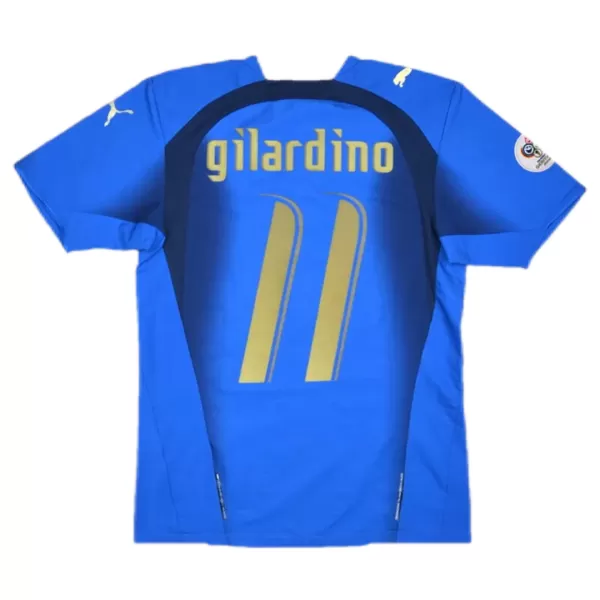 GILARDINO #11 Retro Italy Home Jersey World Cup 2006 - minejerseys