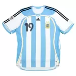 Messi #19 Retro Argentina Home Jersey World Cup 2006 - minejerseys