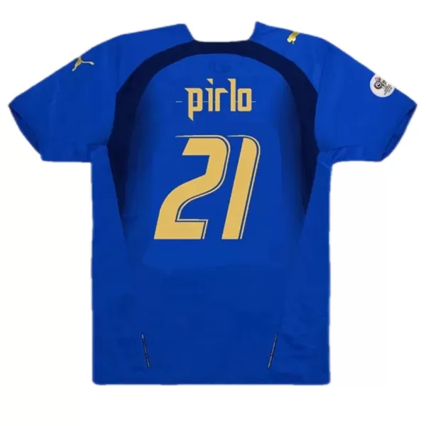 PIRLO #21 Retro Italy Home Jersey World Cup 2006 - minejerseys