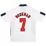 Beckham #7 Retro England Home Jersey World Cup 1998 - minejerseys