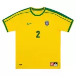 CAFU #2 Retro Brazil Home Jersey World Cup 1998 - minejerseys