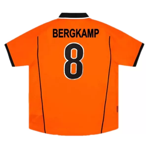 BERGKAMP #8 Retro Netherlands Home Jersey World Cup 1998 - minejerseys