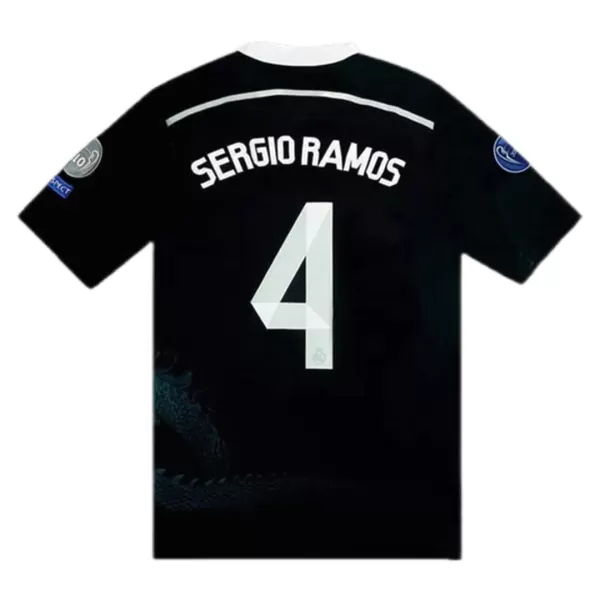 SERGIO RAMOS #4 Retro Real Madrid UCL Third Jersey 2014/15 - minejerseys