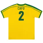 CAFU #2 Retro Brazil Home Jersey World Cup 1998 - minejerseys