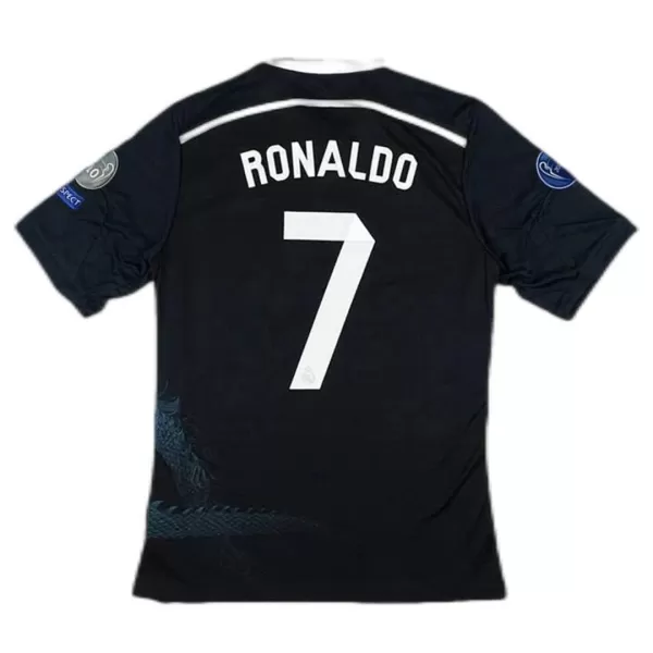 Ronaldo #7 Retro Real Madrid UCL Third Jersey 2014/15 - minejerseys