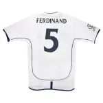 Ferdinand #5 Retro England Home Jersey World Cup 2002 - minejerseys