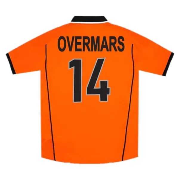 OVERMARS #14 Retro Netherlands Home Jersey World Cup 1998 - minejerseys