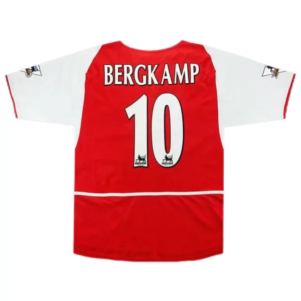 Bergkamp #10 Retro Arsenal Home Jersey 2002/04 - minejerseys