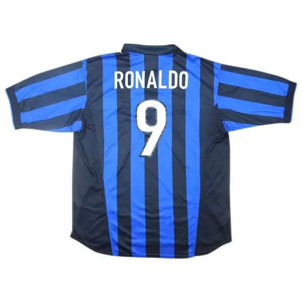 Ronaldo #9 Retro Inter Milan Home Jersey 1998/99 - minejerseys