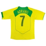 ADRIANO #7 Retro Brazil Home Jersey 2004 - minejerseys