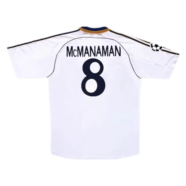 McMANAMAN #8 Retro Real Madrid Home Jersey 1998/00 - minejerseys