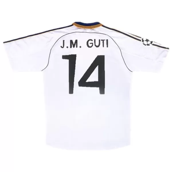 J.M. GUTI #14 Retro Real Madrid Home Jersey 1998/00 - minejerseys