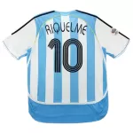 RIQUELME #10 Retro Argentina Home Jersey World Cup 2006 - minejerseys