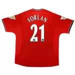 FORLAN #21 Retro Manchester United Home Jersey 2000/02 - minejerseys